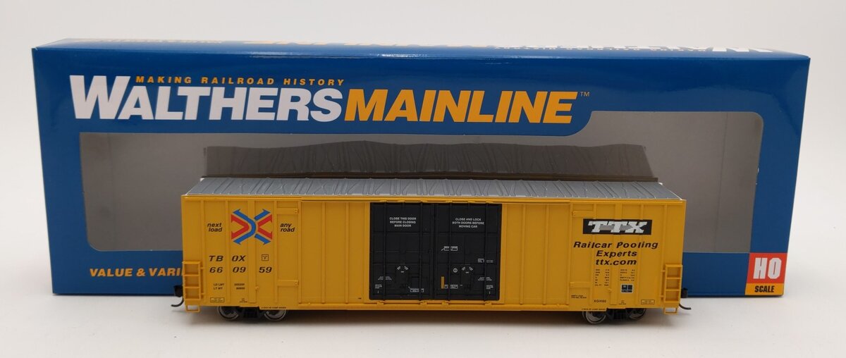 Walthers 910-2920 HO TBOX Trailer-Train  60' High Cube Plate F Boxcar #660959