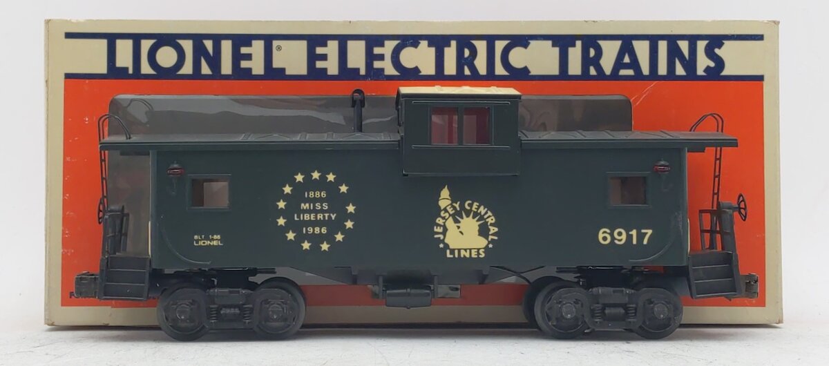 Lionel 6-6917 O Gauge Jersey Central Extended Vision Caboose LN/Box