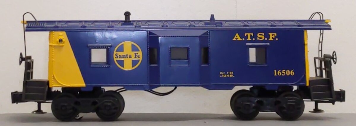 Lionel 6-16506 O Gauge Santa Fe Bay Window Caboose EX/Box