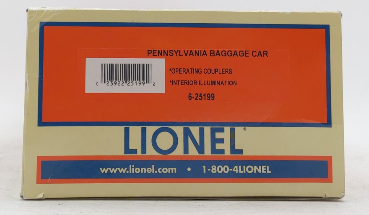 Lionel 6-25199 Pennsylvania Baggage Car #9359 LN/Box