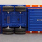 Lionel TMT-18410 O Lionel Flatbed Toy Truck w/Operating Lights & 3-Dome Rail Car LN/Box