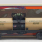 Lionel 6-39399 O Gauge U.S.A Army Tank Car #39384