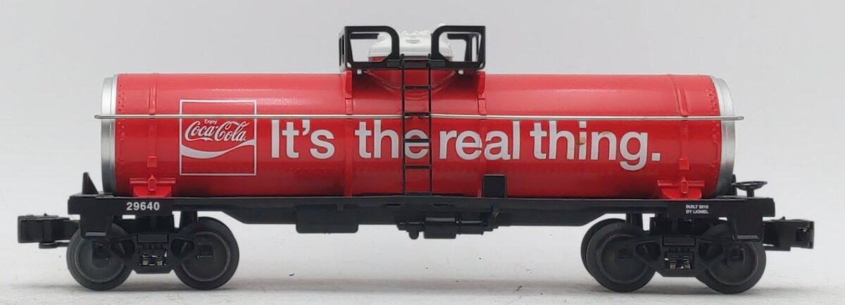 Lionel 6-29640 O-27 Coca-Cola Tank Car
