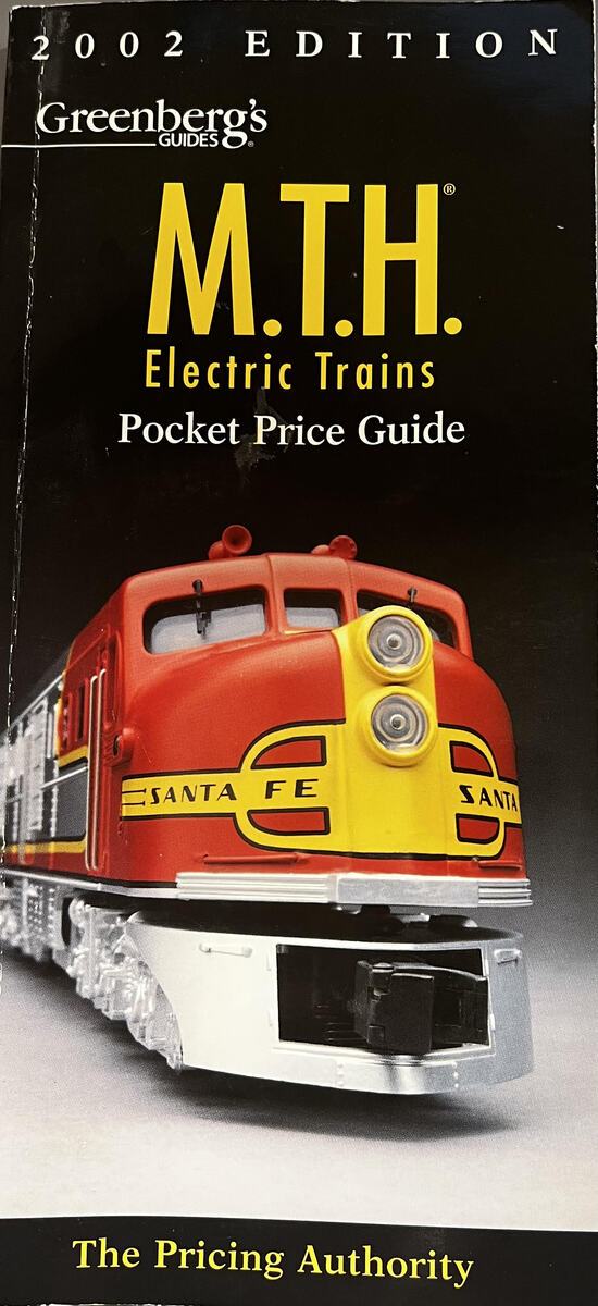 Greenberg's Guides M.T.H. Electric Trains 2002: Pocket Price Guide Paperback VG