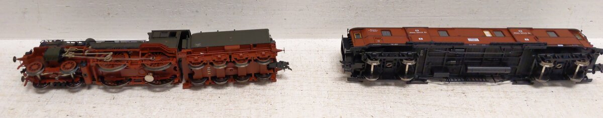 Fleischmann 4898 HO Scale DB Deutsche Eisenbahn Steam Locomotive Set LN/Box