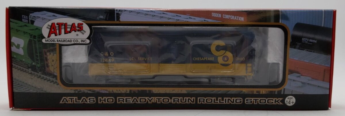 Atlas 6414-2 HO Scale Chesapeake & Ohio USRA Steel Boxcar #12449