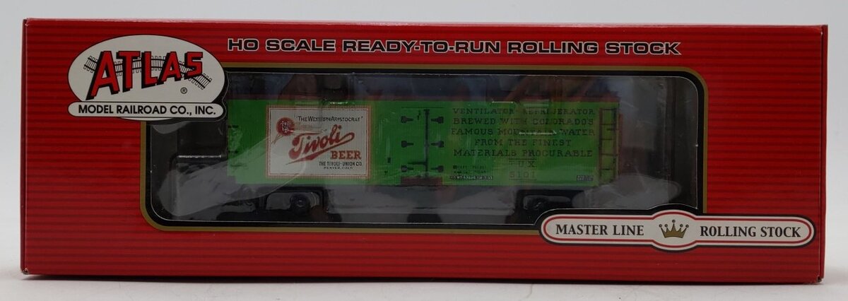 Atlas 20001475 HO Scale Tivoli Beer 40' Wood Reefer #5101