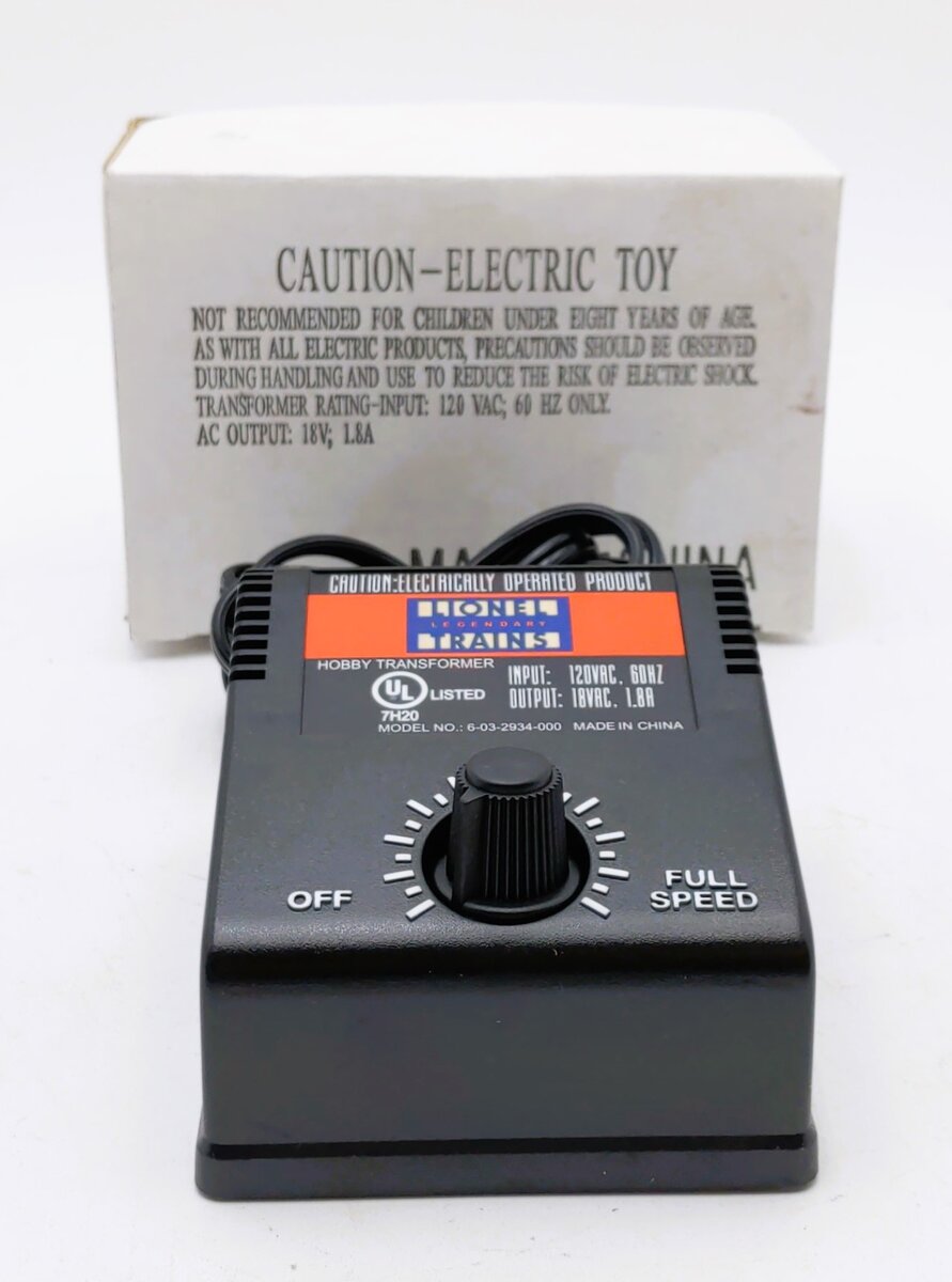 Lionel 6-32923 O 7H20 1.8 Amp Accessory Transformer LN/Box