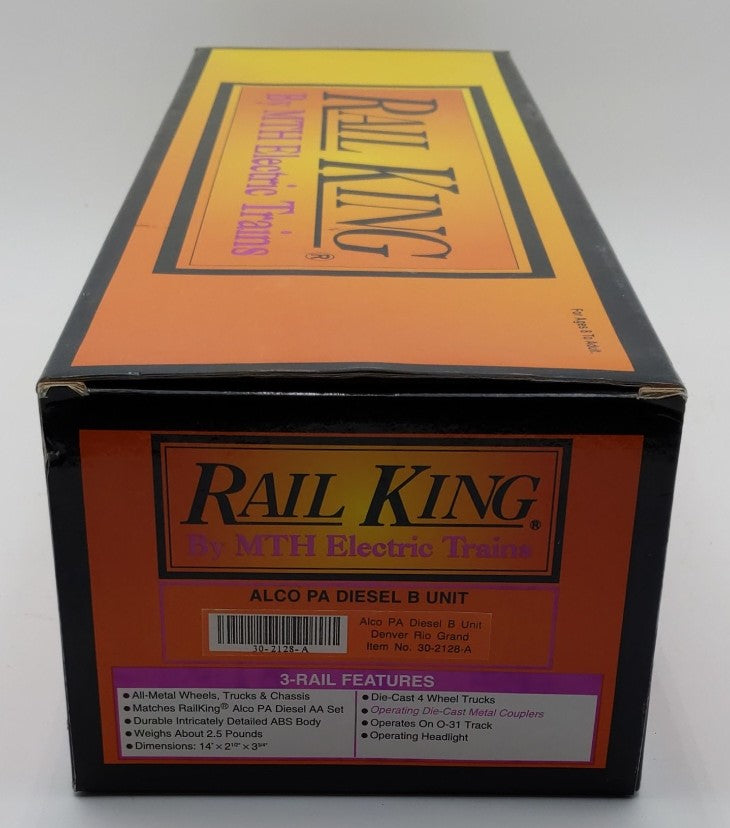 MTH 30-2128-A O Gauge D.R.G. Alco B Unit Non-Powered Diesel Engine LN/Box