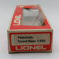 Lionel 6-9263 O Gauge Pennsylvania 4 Bay Hopper Car NIB