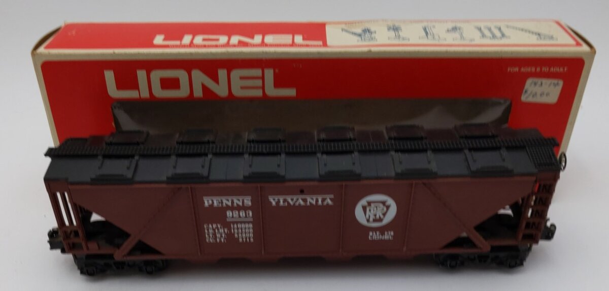 Lionel 6-9263 O Gauge Pennsylvania 4 Bay Hopper Car NIB