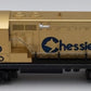 Lionel 6-8359 O Gauge Chessie System GM Gold GP7 Diesel Engine VG/Box