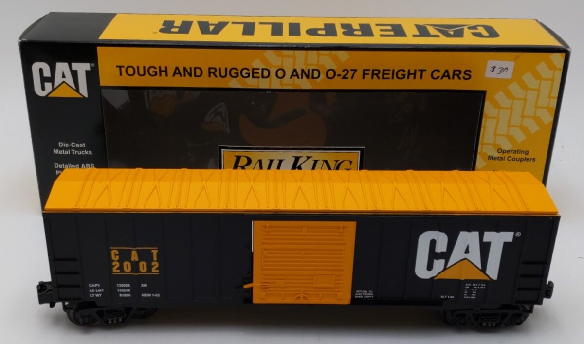 MTH 30-74056 Caterpillar Boxcar NIB