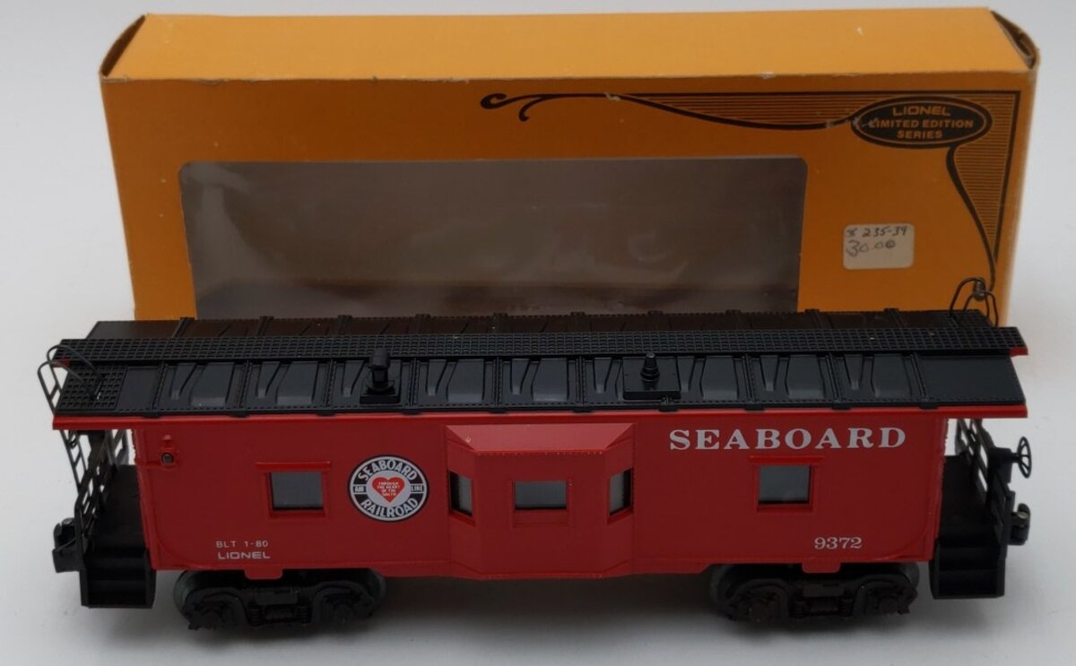 Lionel 6-9372 O Gauge Seaboard Bay Window Caboose LN/Box