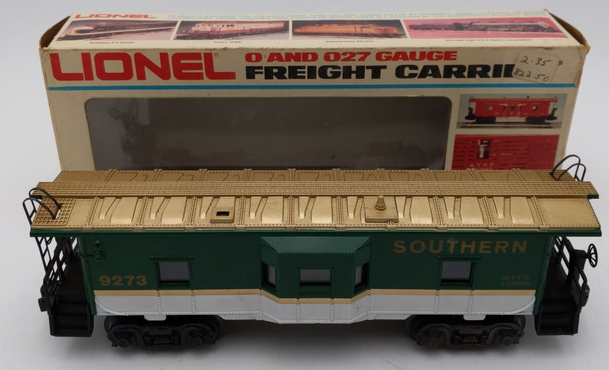 Lionel 6-9273 O Gauge Southern Bay Window Lighted Caboose