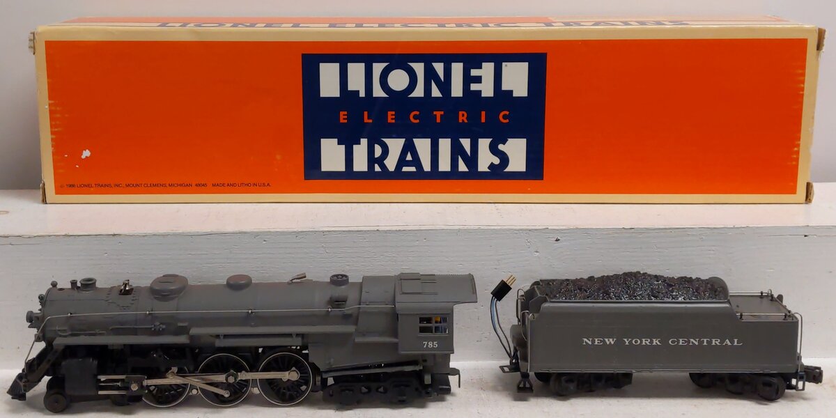 Lionel 6-18002 O New York Central 4-6-4 Hudson Steam Locomotive & Tender #785 LN/Box