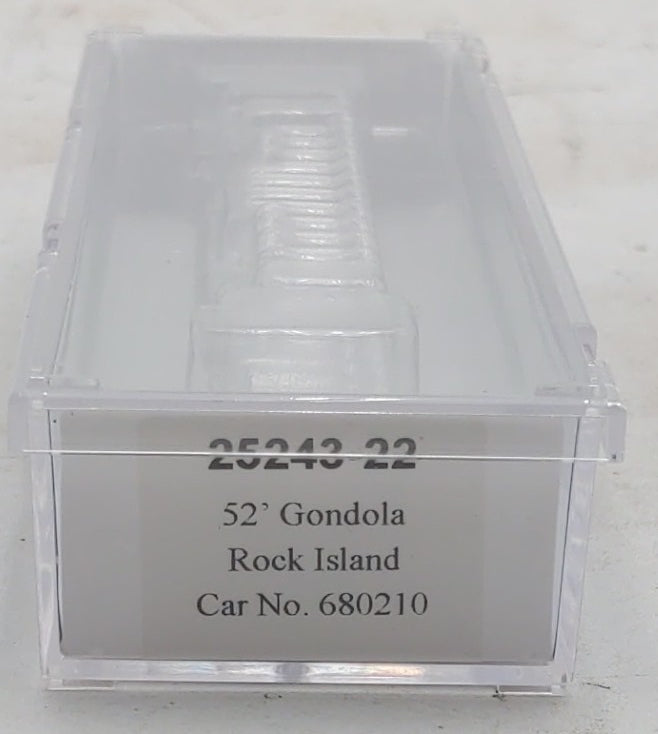 Trainworx Inc 25243-22 N Rock Island 52' 6" Thrall Steel Gondola Car #680210
