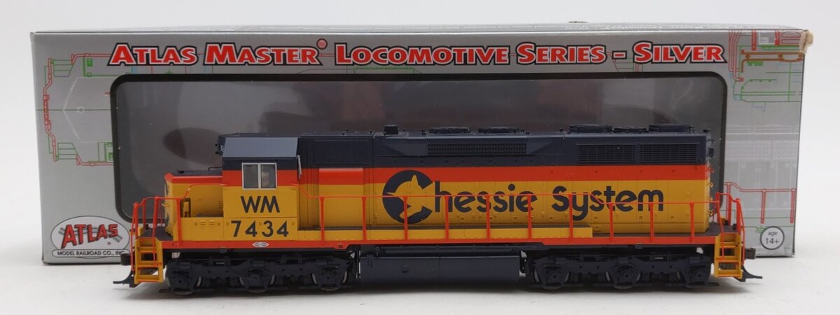 Atlas 10002759 HO Chessie System WM SD-35 Diesel Locomotive Standard DC #7434
