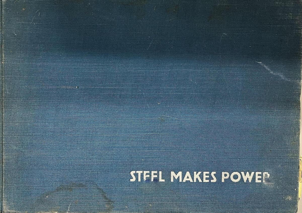 Steel Makes Power hardcover book from 1920 by Henschel & Son