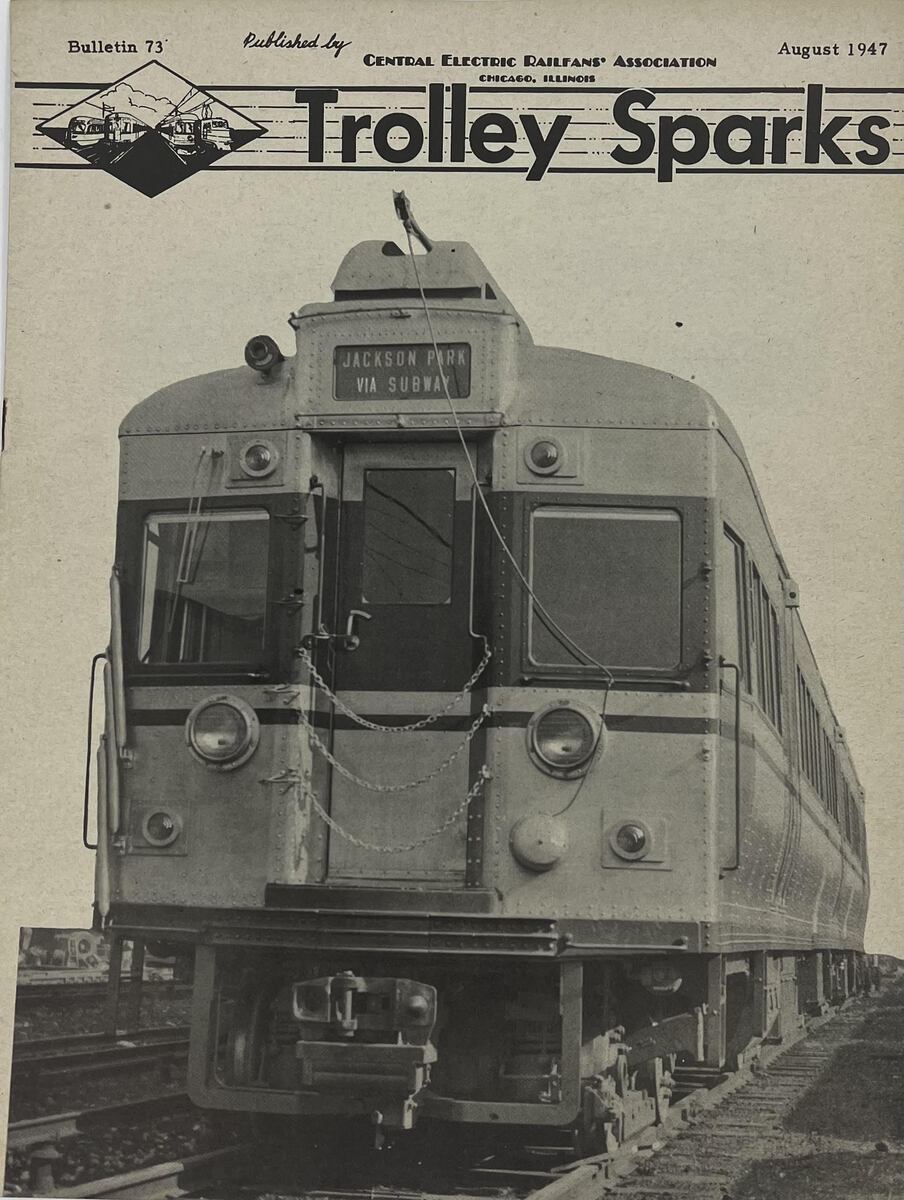 Trolley Sparks Bulletin 73 Paperback book by Barney Neuberger, George Krambles VG