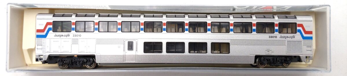 Kato 35-6062 HO Scale Amtrak Superliner Lounge - Phase III #33010