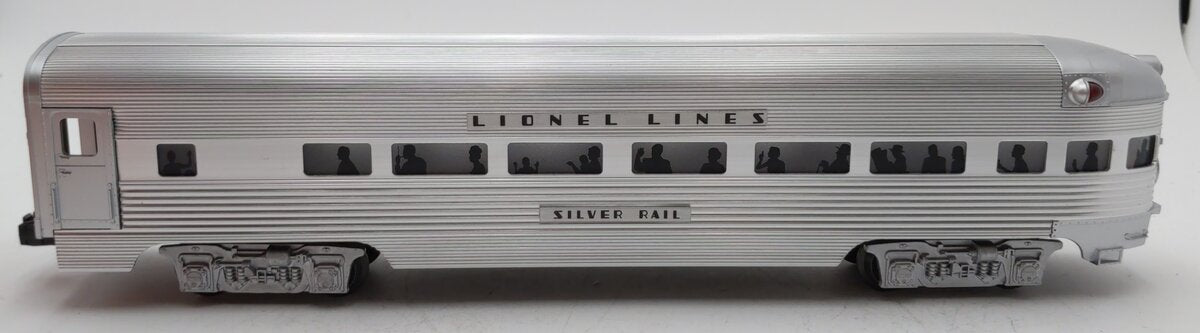 Lionel 6-19163 O Gauge Lionel Lines 2531 Silver Rail Aluminum Observation Car EX/Box