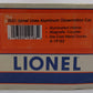 Lionel 6-19163 O Gauge Lionel Lines 2531 Silver Rail Aluminum Observation Car EX/Box