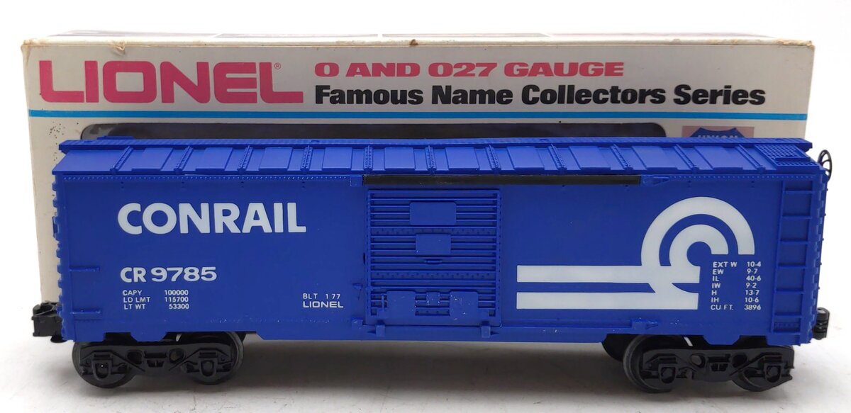 Lionel 6-9785 O Gauge Conrail Boxcar #CR9785 EX/Box