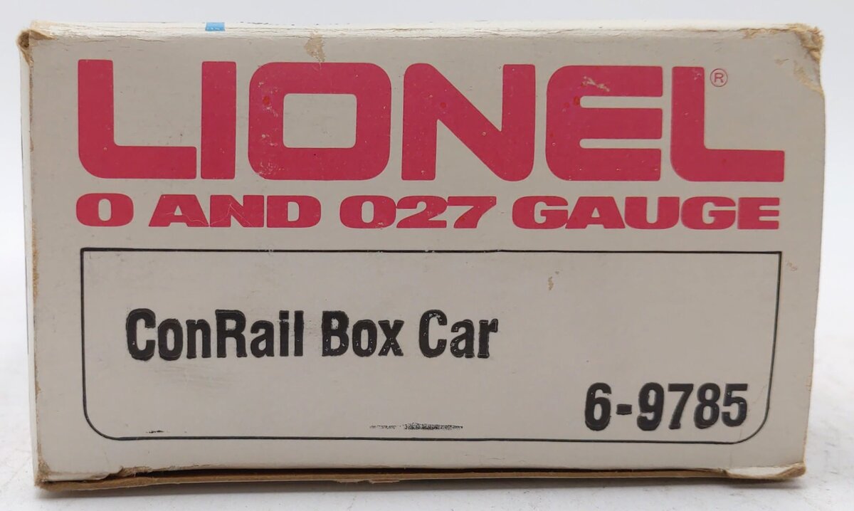 Lionel 6-9785 O Gauge Conrail Boxcar #CR9785 EX/Box