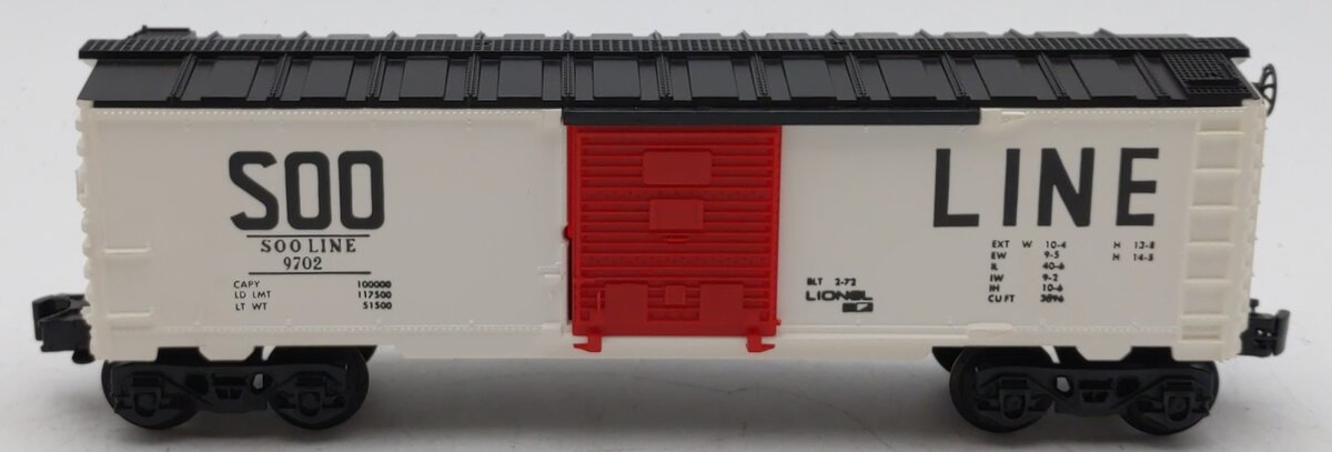 Lionel 6-9702 O Gauge SOO Line Box Car LN/Box