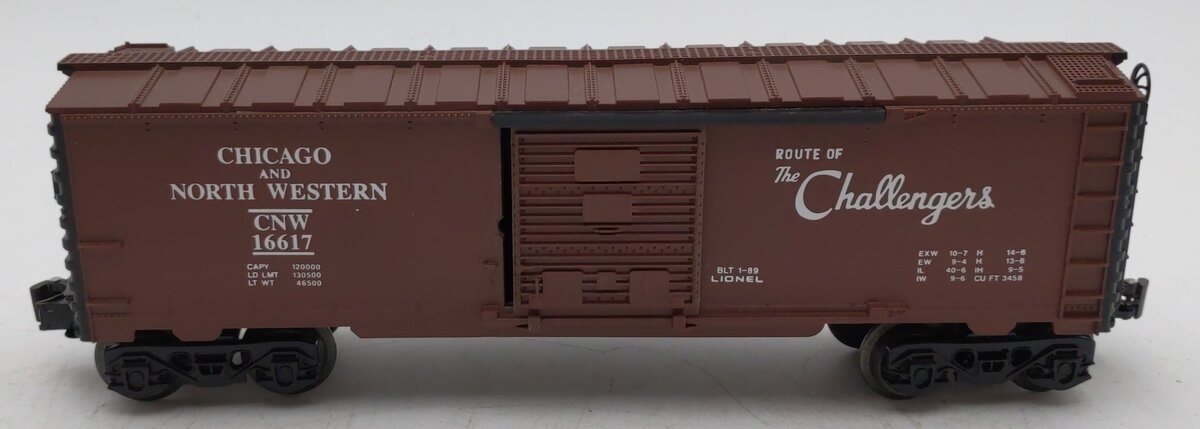 Lionel 6-16617 O Gauge Chicago & Northwestern Boxcar with ETD LN/Box