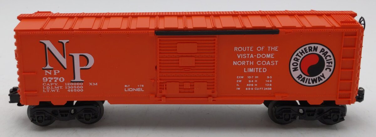 Lionel 6-9770 O Gauge Northern Pacific Boxcar #9770 LN/Box