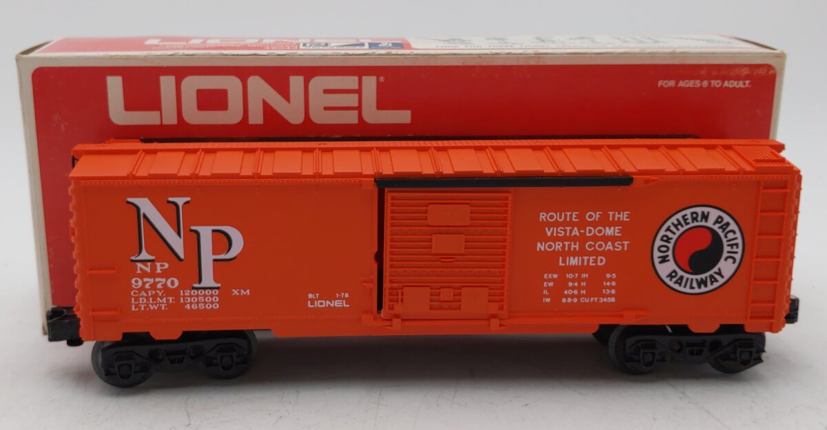 Lionel 6-9770 O Gauge Northern Pacific Boxcar #9770 LN/Box