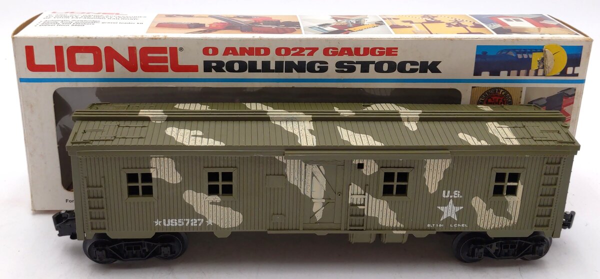 Lionel 6-5727 O Gauge US Marines Bunk Car LN/Box