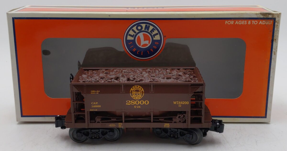 Lionel 6-19348 O Gauge Duluth, Missabe & Iron Range Ore Car #28000 LN/Box