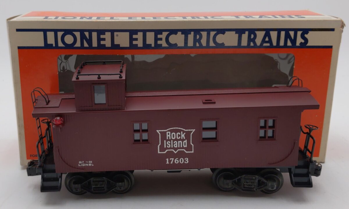 Lionel 6-17603 O Gauge Rock Island Woodside Caboose #17603 LN/Box