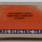 Lionel 6-19701 O Gauge Milwaukee Road N5C Porthole Caboose #19701 EX/Box