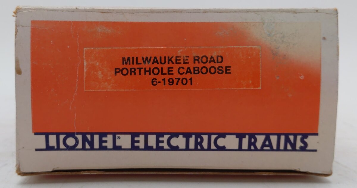 Lionel 6-19701 O Gauge Milwaukee Road N5C Porthole Caboose #19701 EX/Box