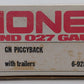 Lionel 6-9282 O Gauge Great Northern Flatcar #9282 with Trailers