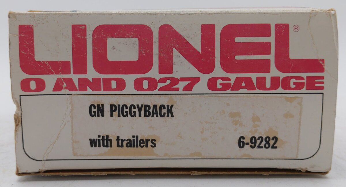 Lionel 6-9282 O Gauge Great Northern Flatcar #9282 with Trailers