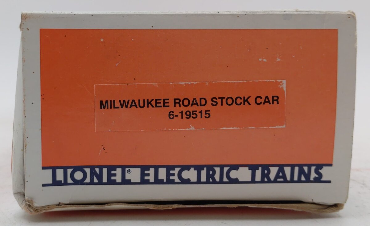 Lionel 6-19515 O Gauge Milwaukee Road Stock Car LN/Box