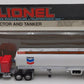 Lionel 6-12777 O Gauge Red Truck Chevron Tractor & White Tanker NIB