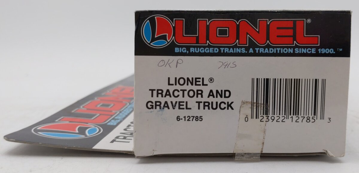 Lionel 6-12785 O Gauge Lionel Gravel Company Tractor & Gravel Truck NIB