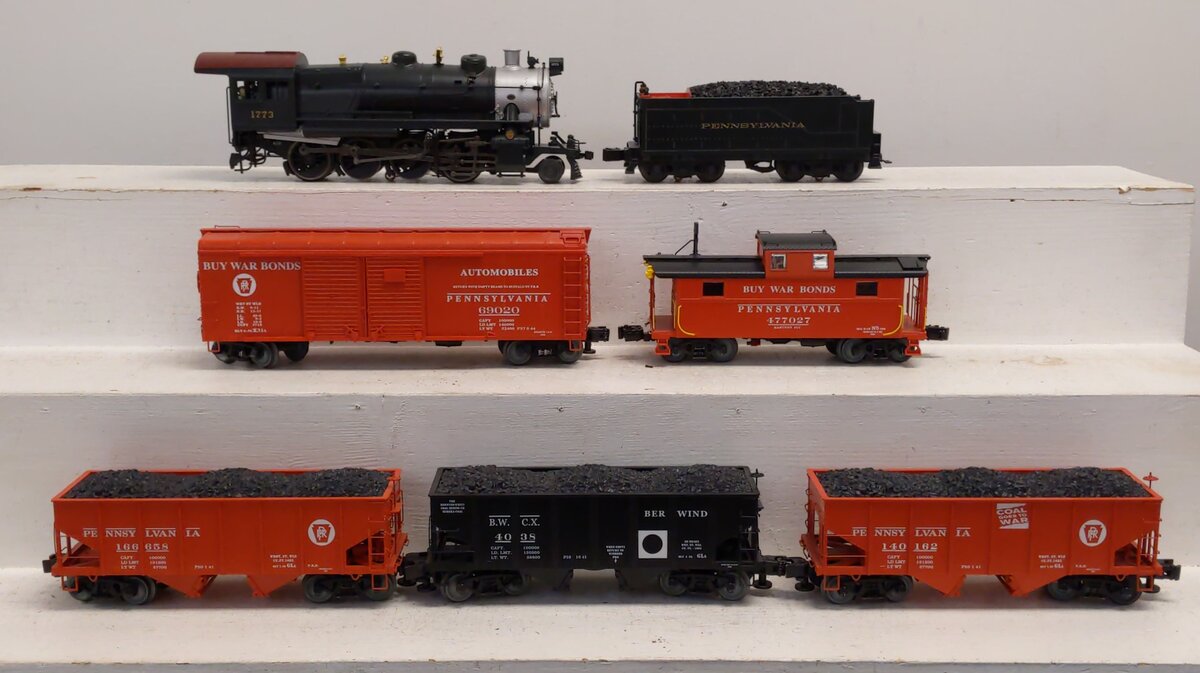 Lionel 6-84953 O Gauge Pennsylvania H10 Steam Coal Hauler Set with Bluetooth