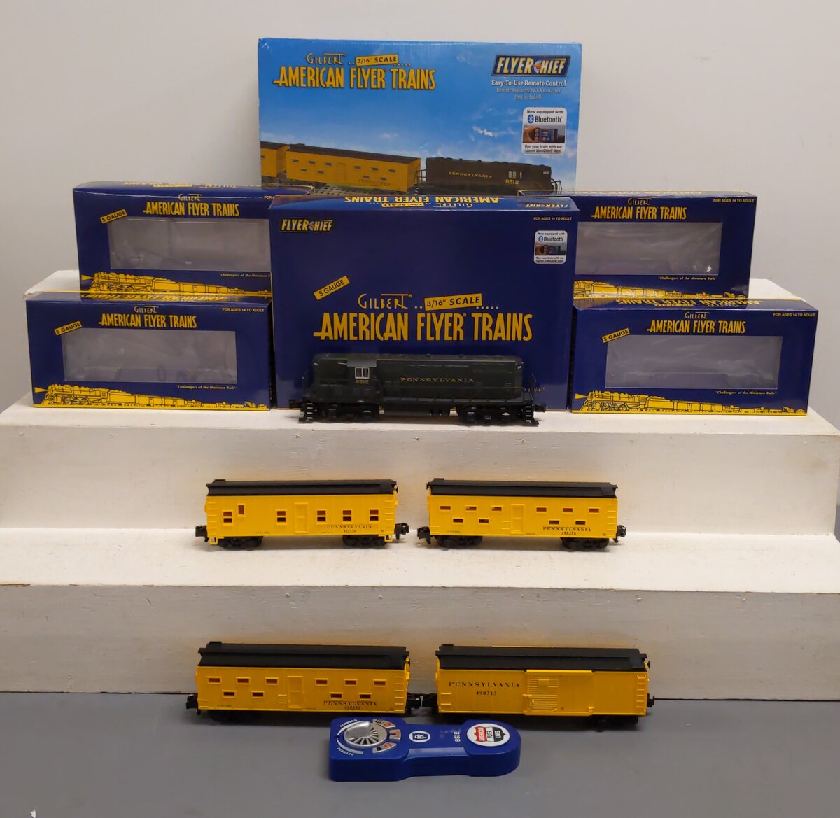 American Flyer 1917010 Pennsylvania Wreck S Gauge Diesel Train Set