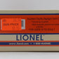 Lionel 6-84762 O Southern Pacific Daylight Tank Car