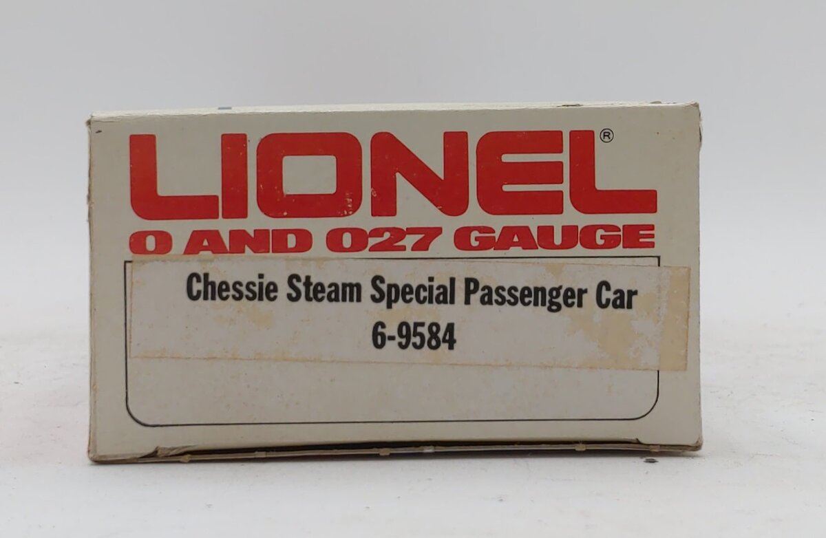 Lionel 6-9584 O Gauge Chessie Steam Special Passenger Car LN/Box