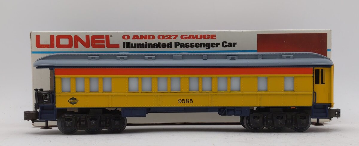Lionel 6-9585 O Gauge Chessie Steam Special Observation Car #9585 LN/Box