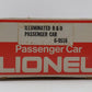 Lionel 6-9516 O Gauge Baltimore & Ohio Mountain Top Passenger Car LN/Box