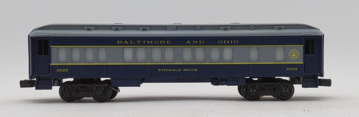 Lionel 6-9525 O Gauge Baltimore & Ohio "Emerald Brook" Passenger Car EX